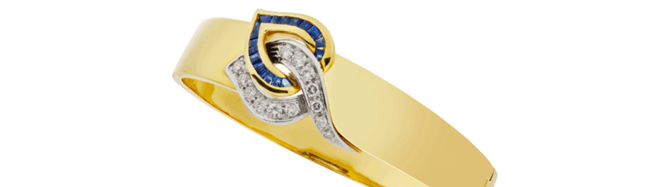 Horsmeier Juwelen - Ring met blauw Horsmeier Juwelen - Ring met blauw